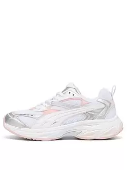 Image of Puma Puma Morphic, White/Pink, Size 4, Women