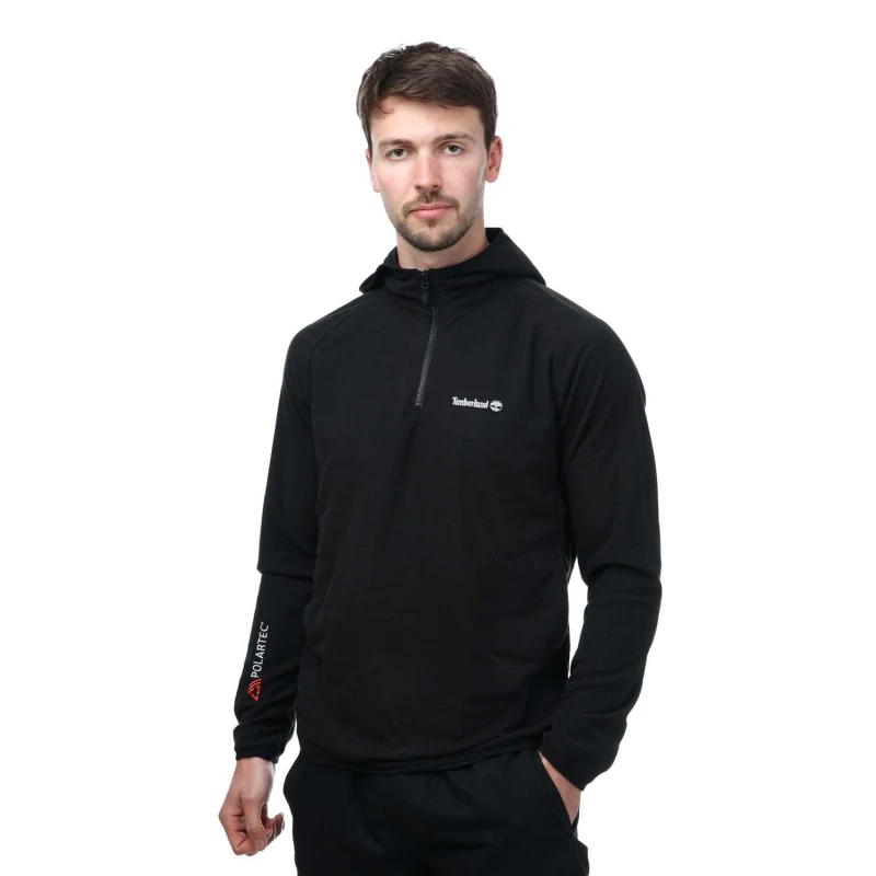 Image of Timberland Kearsage Polartec quarter Fleece - Black S