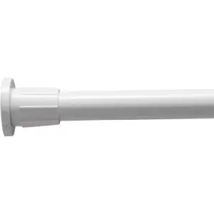 Image of 6ft Self Supporting Telescopic Rod - White - Croydex
