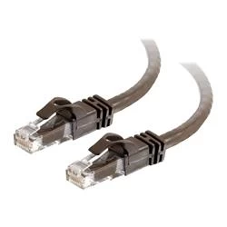 Image of C2G .5m Cat6 550 MHz Snagless Patch Cable - Brown