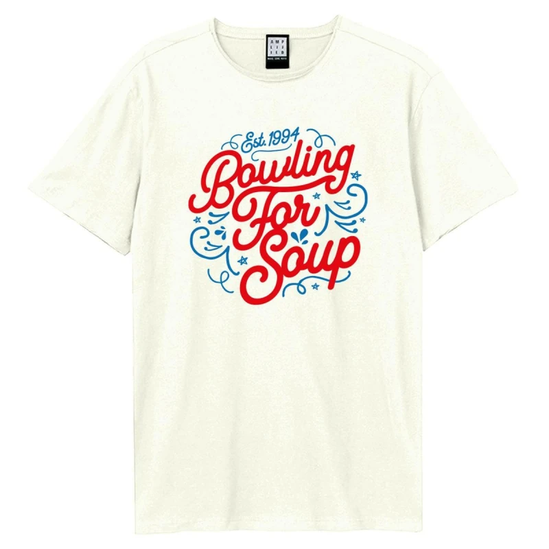 Image of Amplified Amplified Men Swirly Bowling For Soup T-Shirt Size: 3X-Large Multi XXXL Male 5063806407072