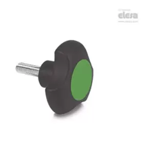 Image of Elesa - Lobe knob-VTT.40-C-p-M8x30-C17 Green