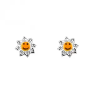Image of Smily Sunflower Studs A2093