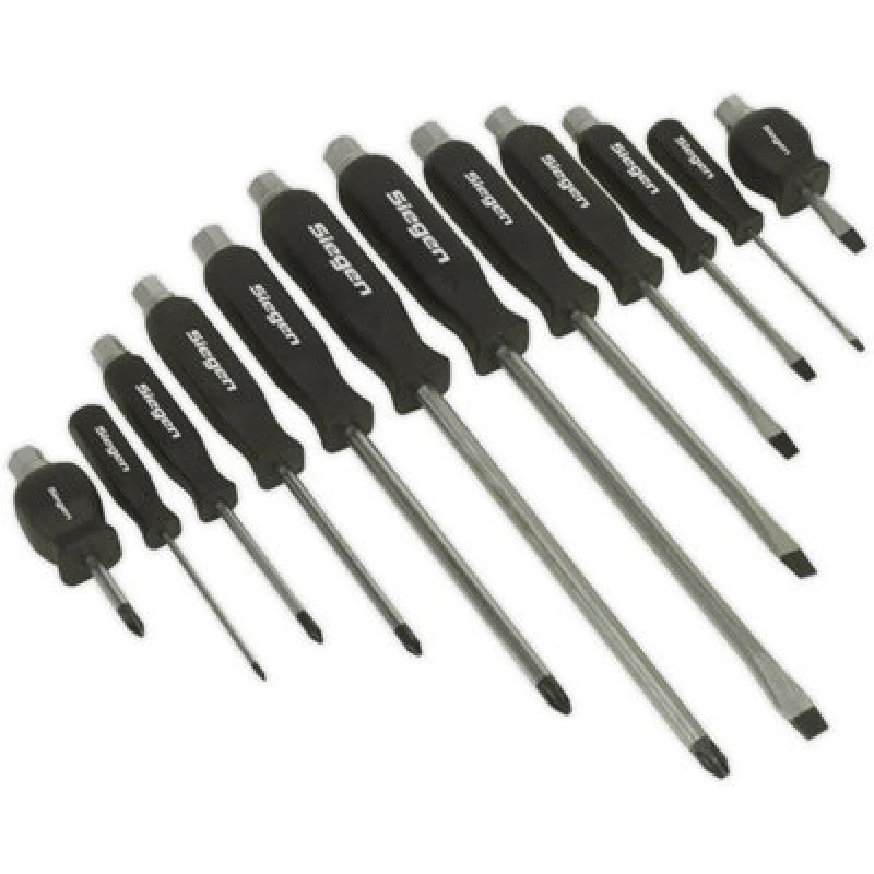 Image of Loops 12 PACK Hammer Through Screwdriver Set - Hardened Steel Hammer Strike Chisel Cap Metallics