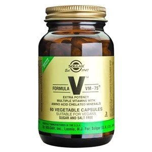 Image of Solgar Formula VM 75amp174 Vegetable Capsules 60 Vegicaps