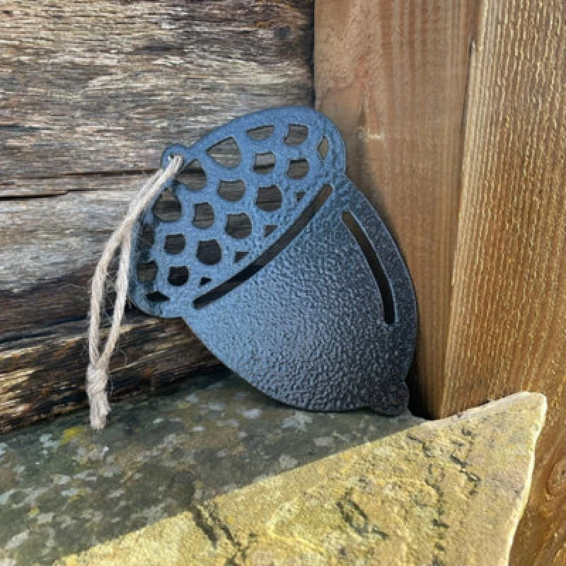 Image of Poppy Forge Small Hanging Acorn (Pack Of 3) - W10 X H8cm - Black