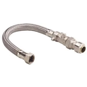 Image of Flexible Tap Connector with Valve Dia22mm Dia34 L300mm