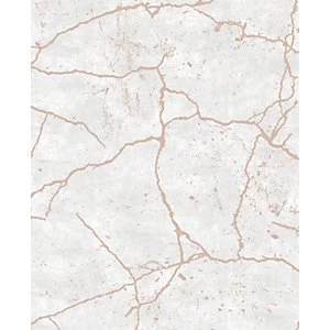 Image of Superfresco Easy Kintsugi Rose Gold Decorative Wallpaper - 10m