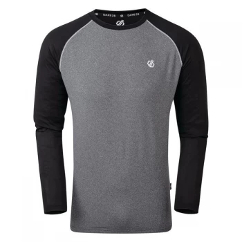 Image of Dare2B Realize Long Sleeved T-Shirt - Ebony/Black