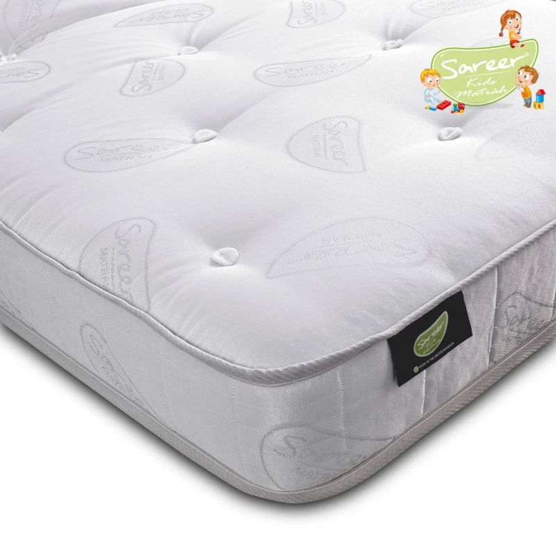 Image of Sareer Furniture Limited Kids Aspire Pocket Sprung Mattress in White Size: Small Single White Unisex Small Single