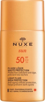 Image of Nuxe Sun Light Fluid High Protection SPF50 50ml