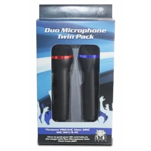Image of IMP Microphone Universal Duets Twin USB Microphone Pack Multiformat