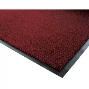 Image of Entrance matting for indoor use, polypropylene pile, LxW 1500 x 900 mm, Black / red