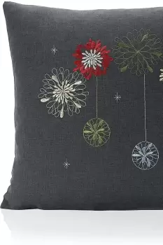 Image of Party Embroidered Festive Christmas Cushion Cover
