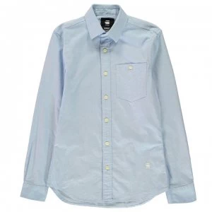 Image of G Star Core Long Sleeve Shirt - ash blue