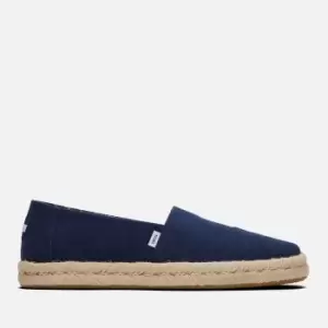 Image of TOMS Mens Alpargata Rope 2.0 Canvas Espadrilles - UK 9