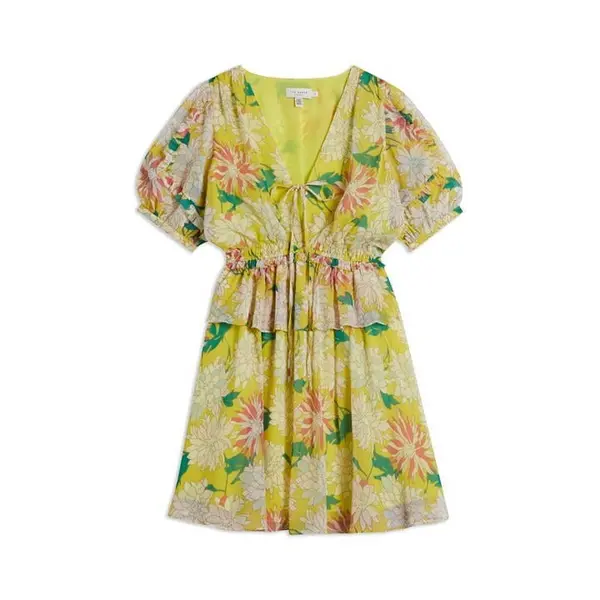 Image of Ted Baker Isbella Dress - Yellow 8
