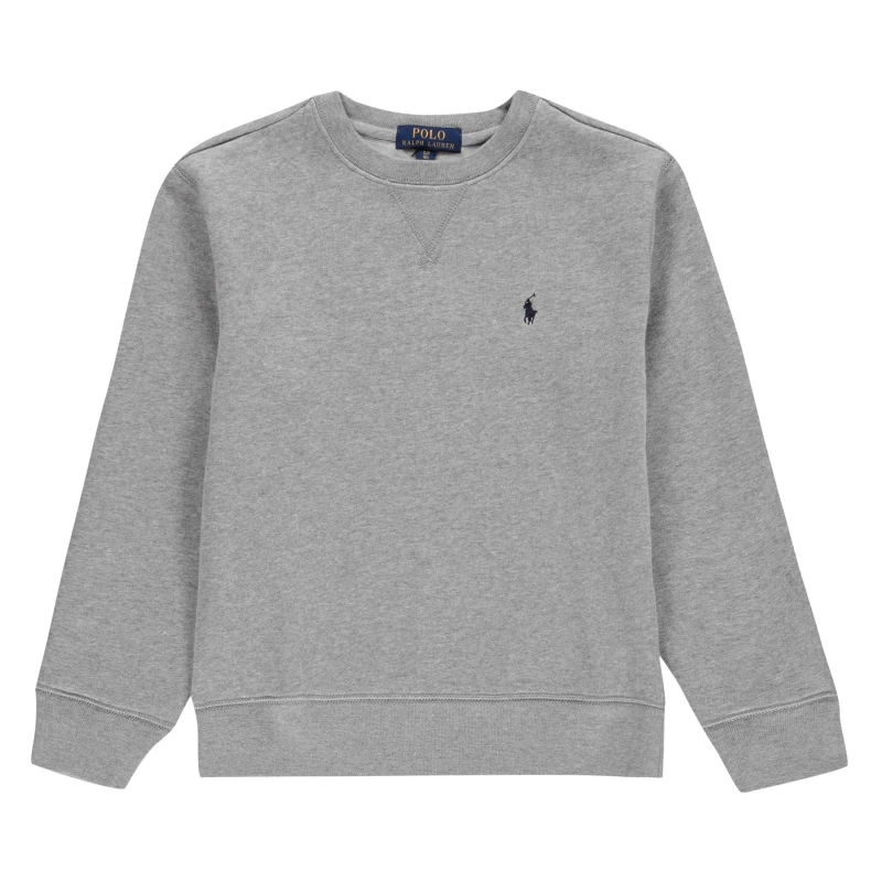 Image of Polo Ralph Lauren Cotton Blend Sweatshirt grey Baby S;M