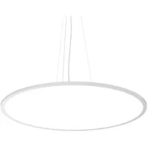 Image of Ideal Lux Lighting - Ideal Lux fly 90cm Integrated LED Pendant Ceiling Light White, 3000K, IP40