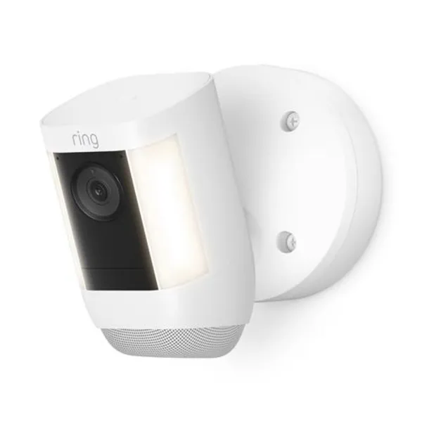 Image of RING Spotlight Cam Pro Full HD 1080p WiFi Security Camera - Wired, White