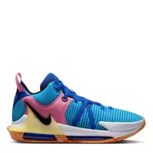 Image of Nike Lebron Witness 7 Lifer, Hyper Royal/Black-Blue Lightning-White, size: 7, Male, Basketball Performance, DM1123-400