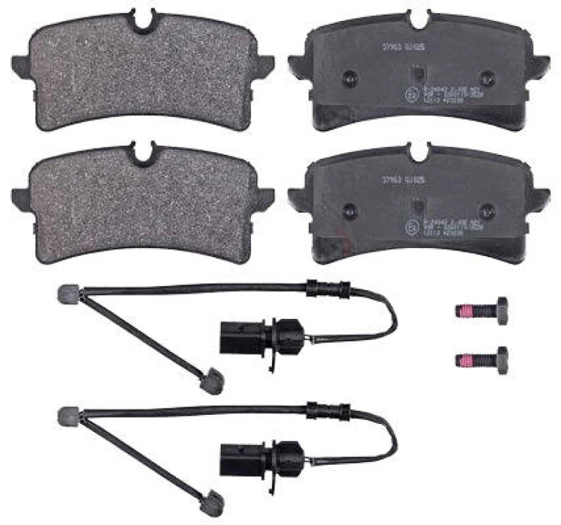 Image of A.B.S. 37963 Brake pad set incl. wear warning contact Brake Pad Set,disc brake (402)