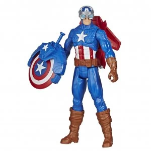 Image of Marvel Avengers Titan Hero Series Blast Gear Captain America
