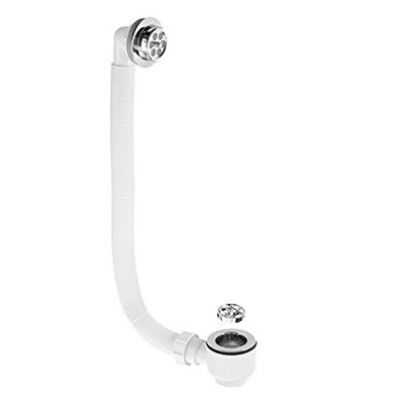 Image of McAlpine FBW2R-C Bath Combined Waste and Overflow with removable grid White