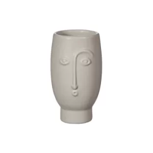 Image of Sass & Belle Mini Face Vase Matt Grey