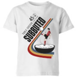Image of Subbuteo TABLE SOCCER 45 Kids T-Shirt - White - 3-4 Years