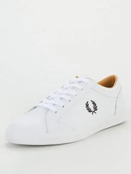 Image of Fred Perry Baseline Trainers - White, Size 12, Men