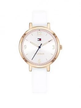 Image of Tommy Hilfiger Kids White Silicone Strap Watch