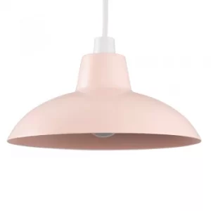 Image of Civic Dusty Pink Metal Pendant Shade