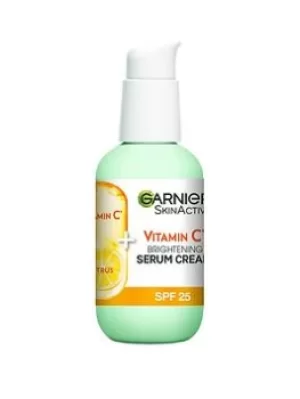 Image of Garnier 2-In-1 Formula With 20% Vitamin C Serum And Spf 25 Moisturiser