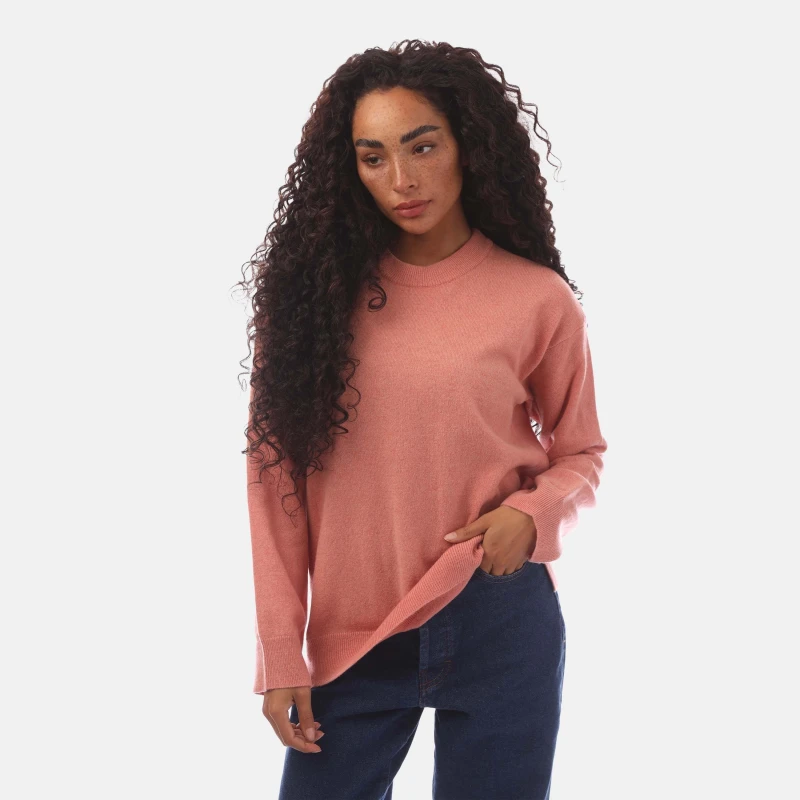Image of Gant Super Fine Lambswool Crewneck Sweater Pink female XS