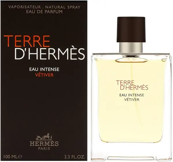 Image of Hermes Terre D'Hermes Eau Intense Vetiver Eau de Parfum For Him 100ml