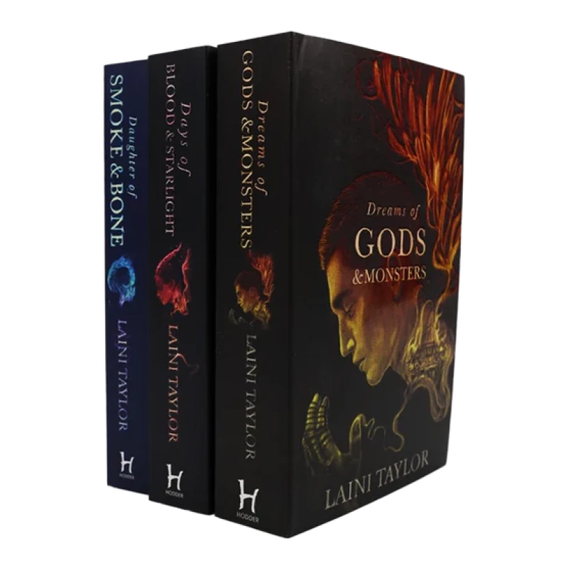 Image of Laini Taylor 3 Books Collection Set (Daughter of Smoke and Bone, Days of Blood and Starlight & Dreams of Gods and Monsters) Laini Taylor Books