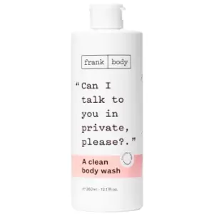 Image of Frank Body Clean Body Wash 360ml (Various Options) - Unscented
