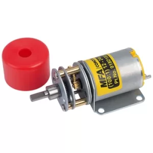 Image of MFA 918D100112/1 Gearbox Motor 100:1 4mm Shaft 12-24V