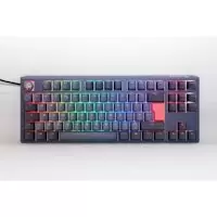 Image of Ducky One3 Cosmic TKL 80% USB RGB Mechanical Gaming Keyboard Cherry MX Brown Switch - UK Layout