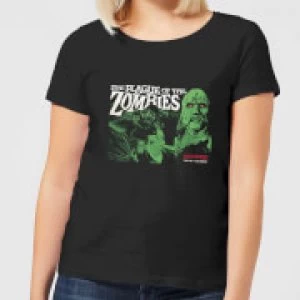 Image of Hammer Horror Plague Of The Zombies Womens T-Shirt - Black - 5XL
