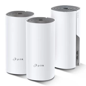 Image of TP-LINK (DECO E4) Whole-Home Mesh WiFi System 3 Pack Dual Band AC1200 UK Plug