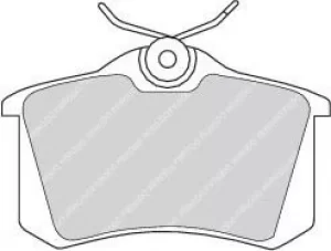 Image of Ferodo FDB541 Brake Pad Set Rear Axle Premier Car