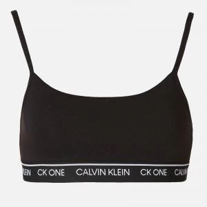 Image of Calvin Klein Womens Unlined Bralette - Black - L