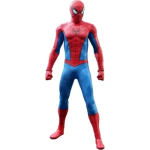 Image of Hot Toys Marvel's Spider-Man Video Game Masterpiece Action Figure 1/6 Spider-Man (Classic Suit) 30 cm