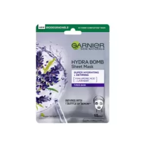 Image of Garnier Hydra Bomb Lavender Sheet Mask 28g