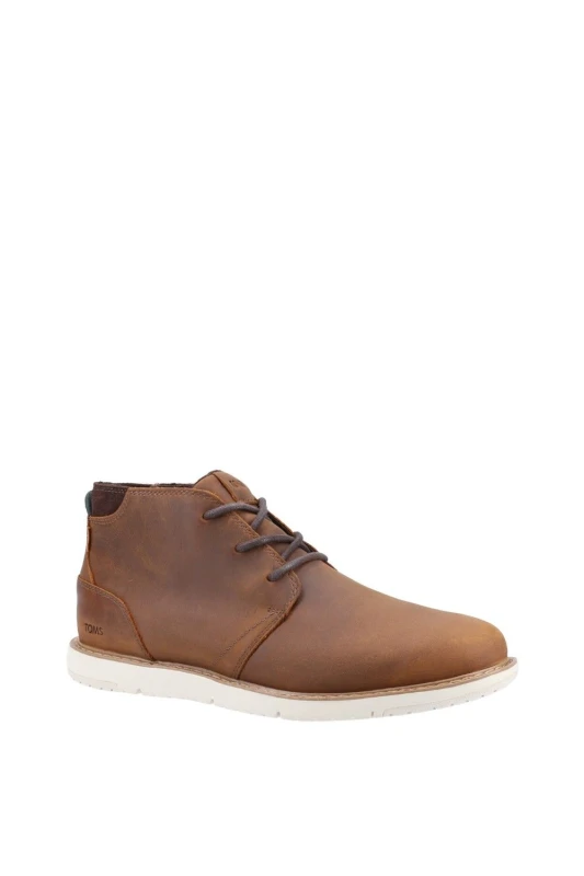 Image of TOMS Mens 'Navi' Boots in Brown Size: 7 Brown Male 7