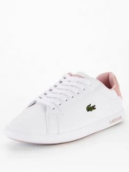 Image of Lacoste Graduate 0721 Trainer - White/Pink