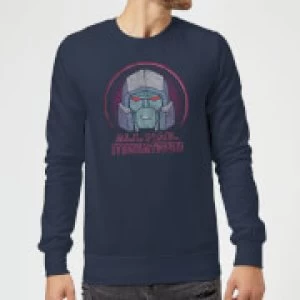 Image of Transformers All Hail Megatron Sweatshirt - Navy - 5XL