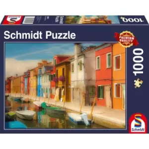 Image of Schmidt Bright Houses, Island of Murano 1000 Piece Jigsaw Puzzle